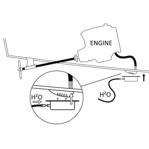 Cuffia universale lavaggio motori entrobordo (52.749.20)